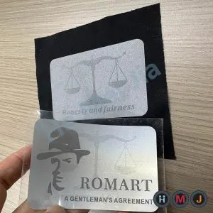 3D Silver Reflective Heat Transfer Laser Cutting Labels